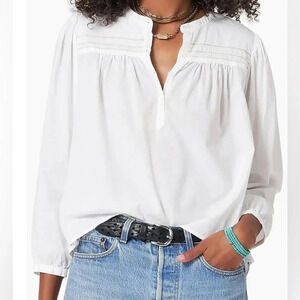 Xirena Lily Long Sleeve Blouse Light Pink Size Small